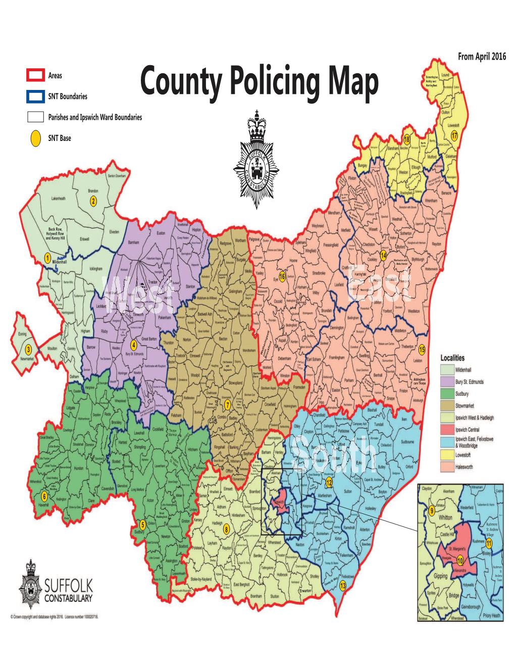 County Policing Map