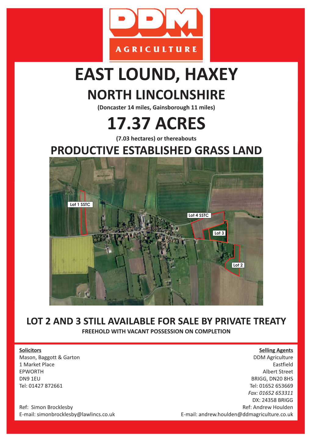 East Lound Sale Particulars R