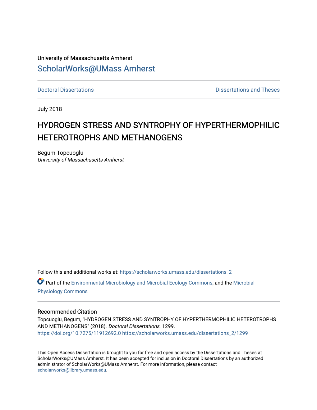 Hydrogen Stress and Syntrophy of Hyperthermophilic Heterotrophs and Methanogens