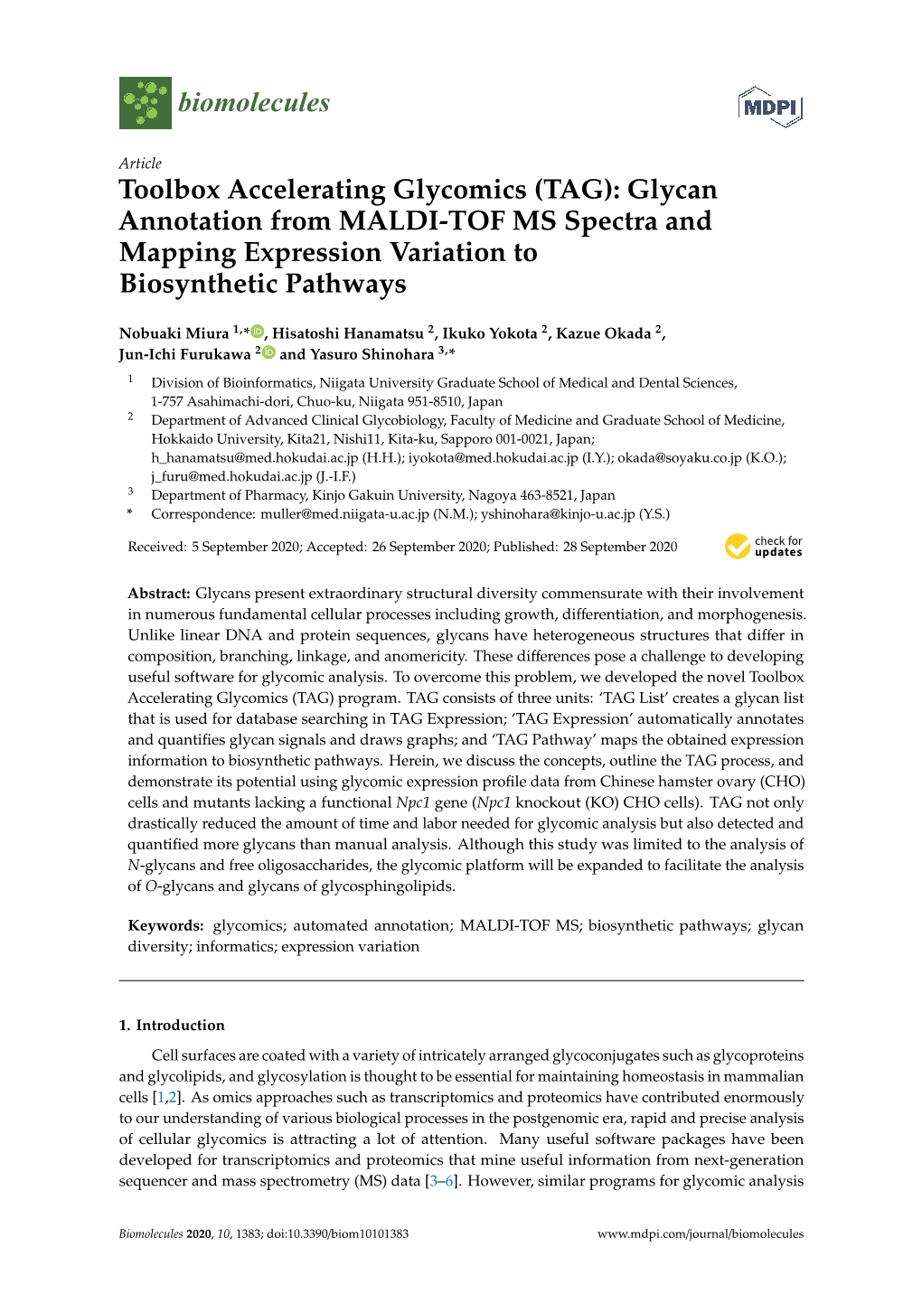 Glycan Annotation from MALDI-TOF MS Spectra and Mapping Expression Variation to Biosynthetic Pathways