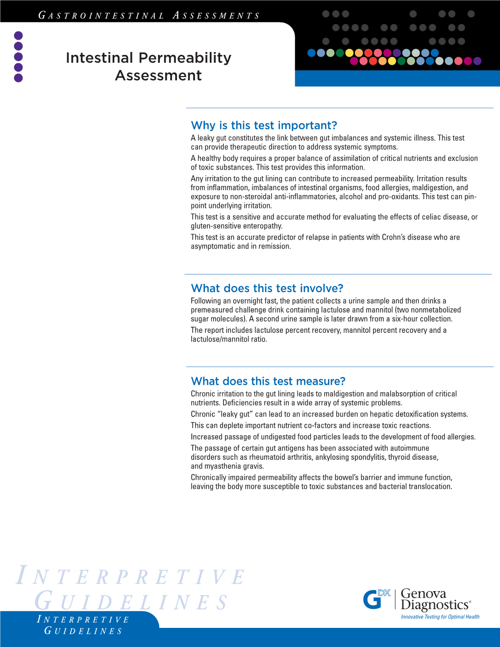 Intestinal Permeability Interp Guide