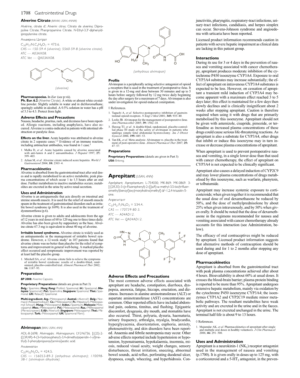 1708 Gastrointestinal Drugs