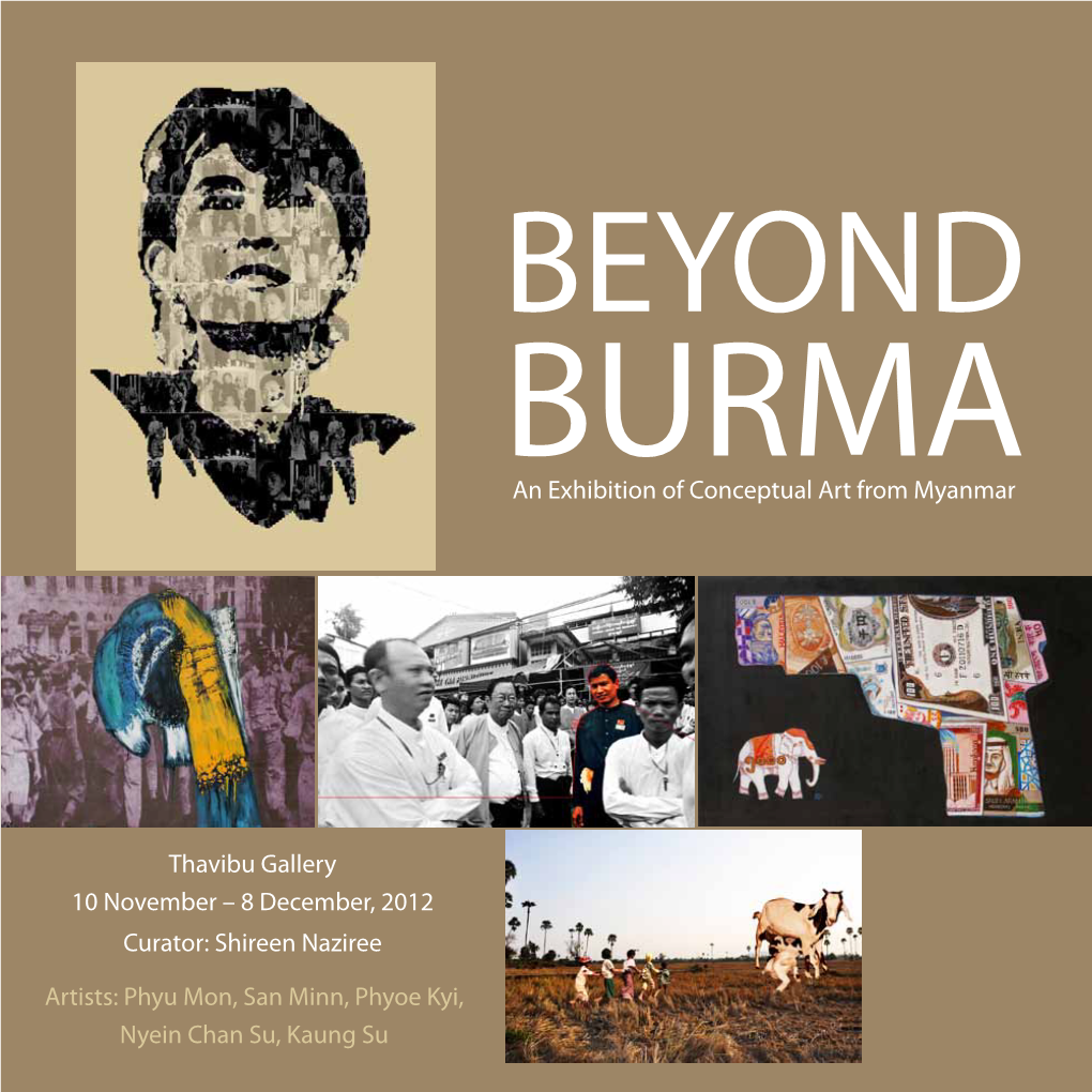 BEYOND BURMA an Exhibition of Conceptual Art from Myanmar