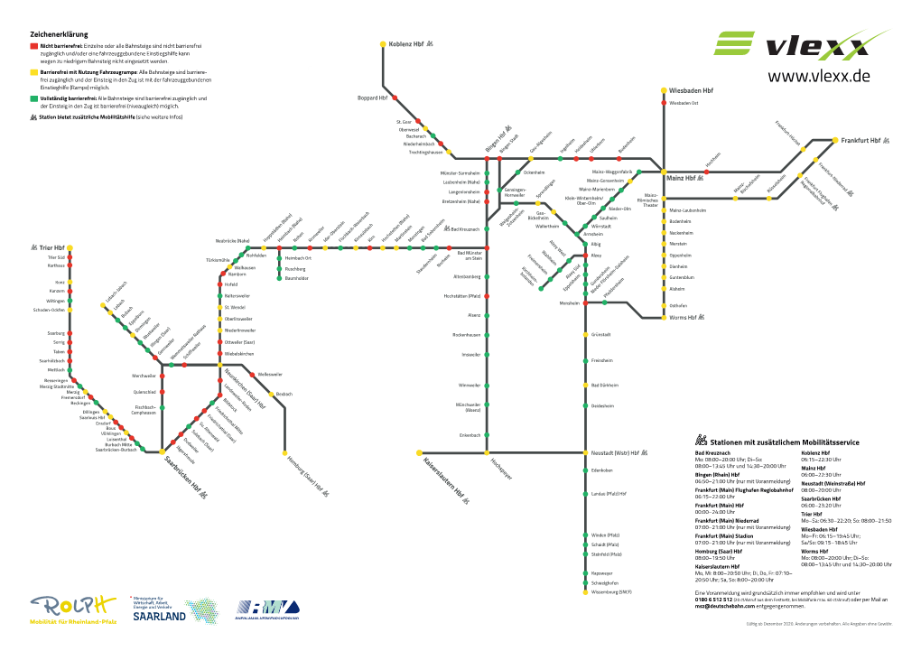 Übersichtskarte: Barrierefreiheit Der Stationen Im