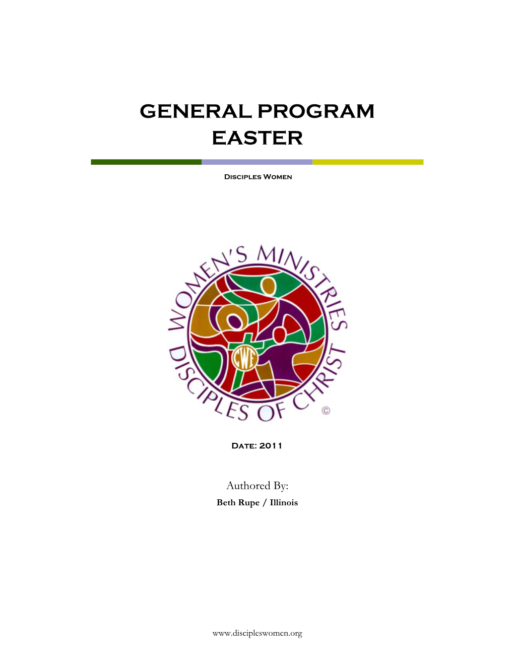 General Program Easter