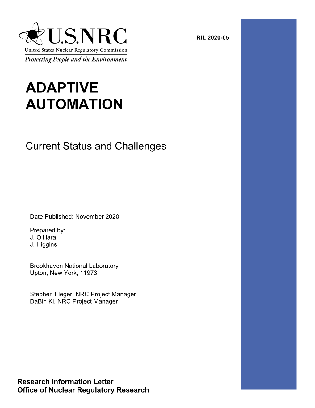 Adaptive Automation