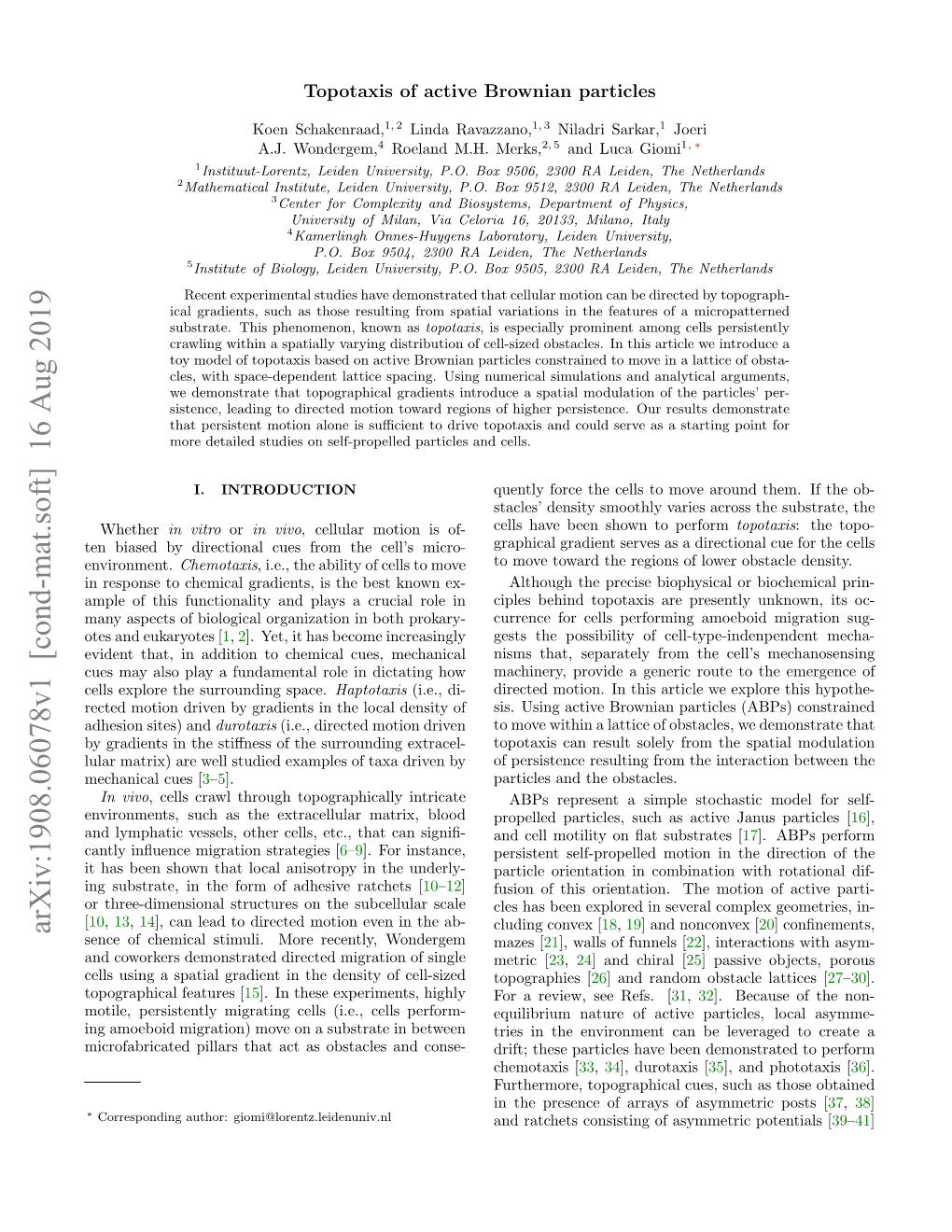 Topotaxis of Active Brownian Particles