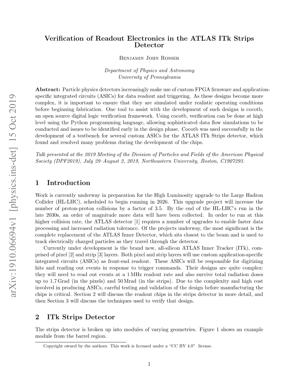 Verification of Readout Electronics in the ATLAS Itk Strips Detector