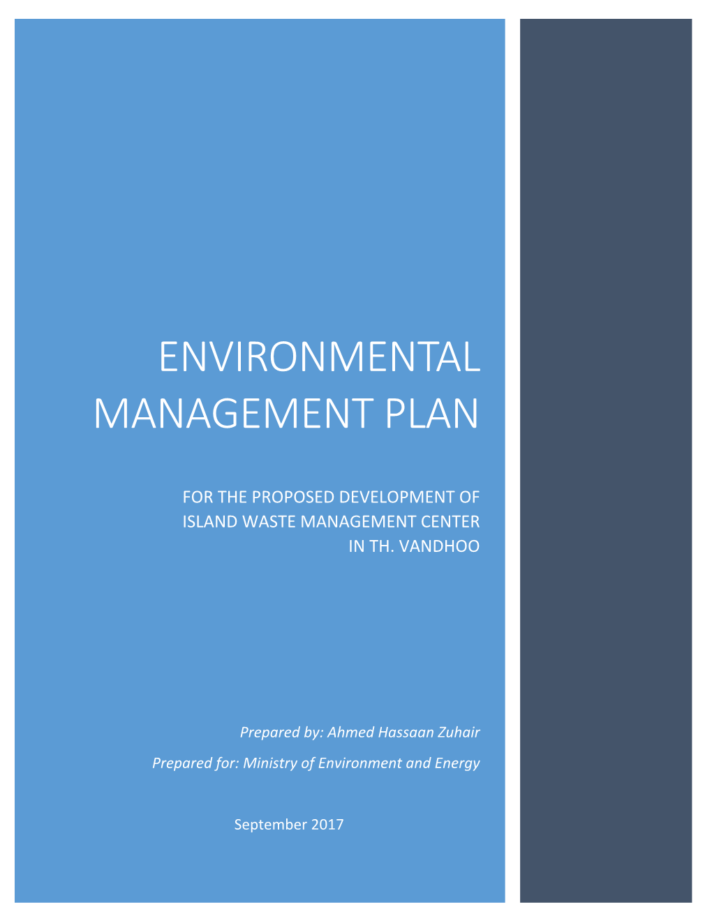 Environmental Management Plan