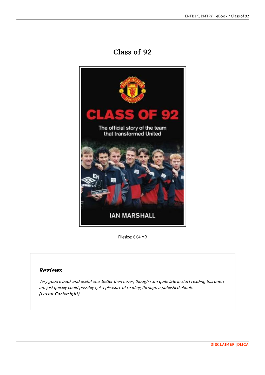Get Book &lt; Class of 92