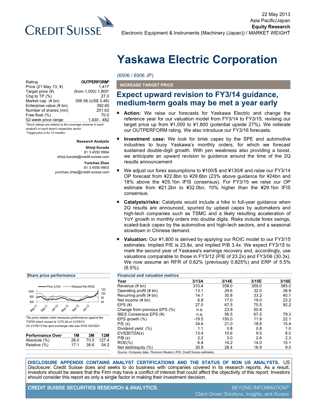 Yaskawa Electric Corporation