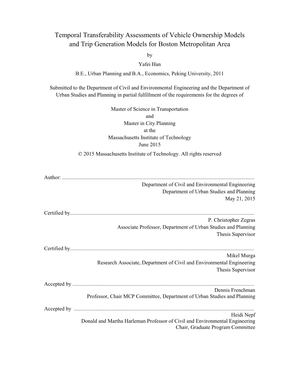 Temporal Transferability Assessments of Vehicle Ownership Models And