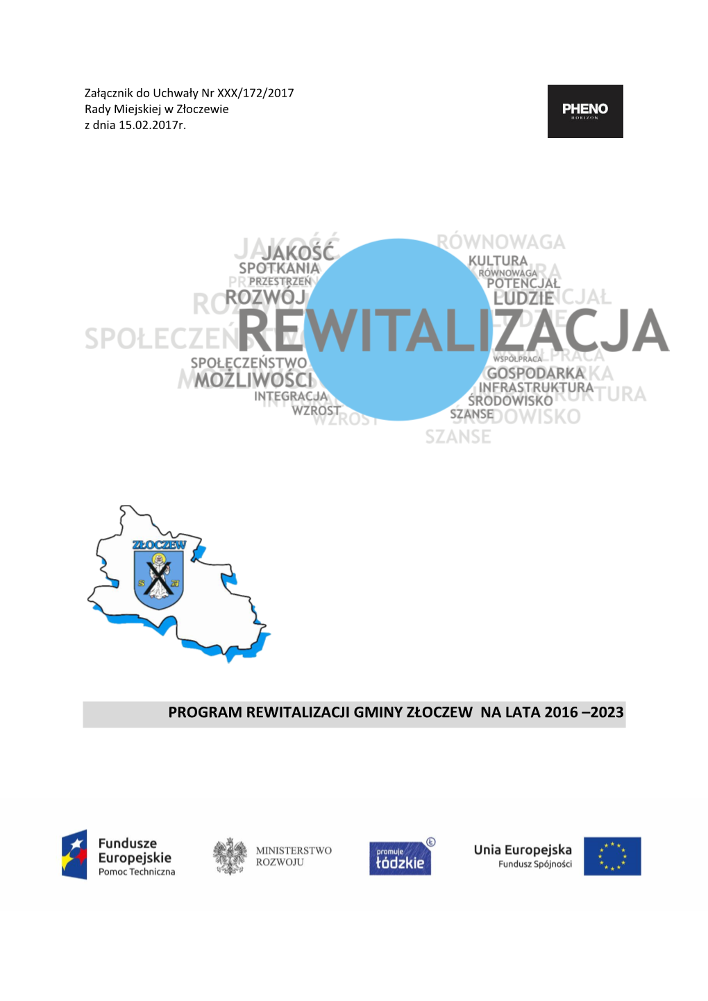 Program Rewitalizacji Gminy Złoczew Na Lata 2016 –2023