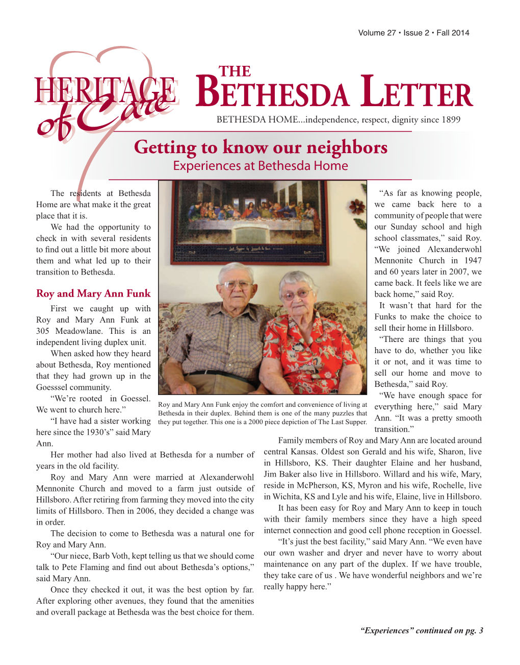 Betηesda Letter