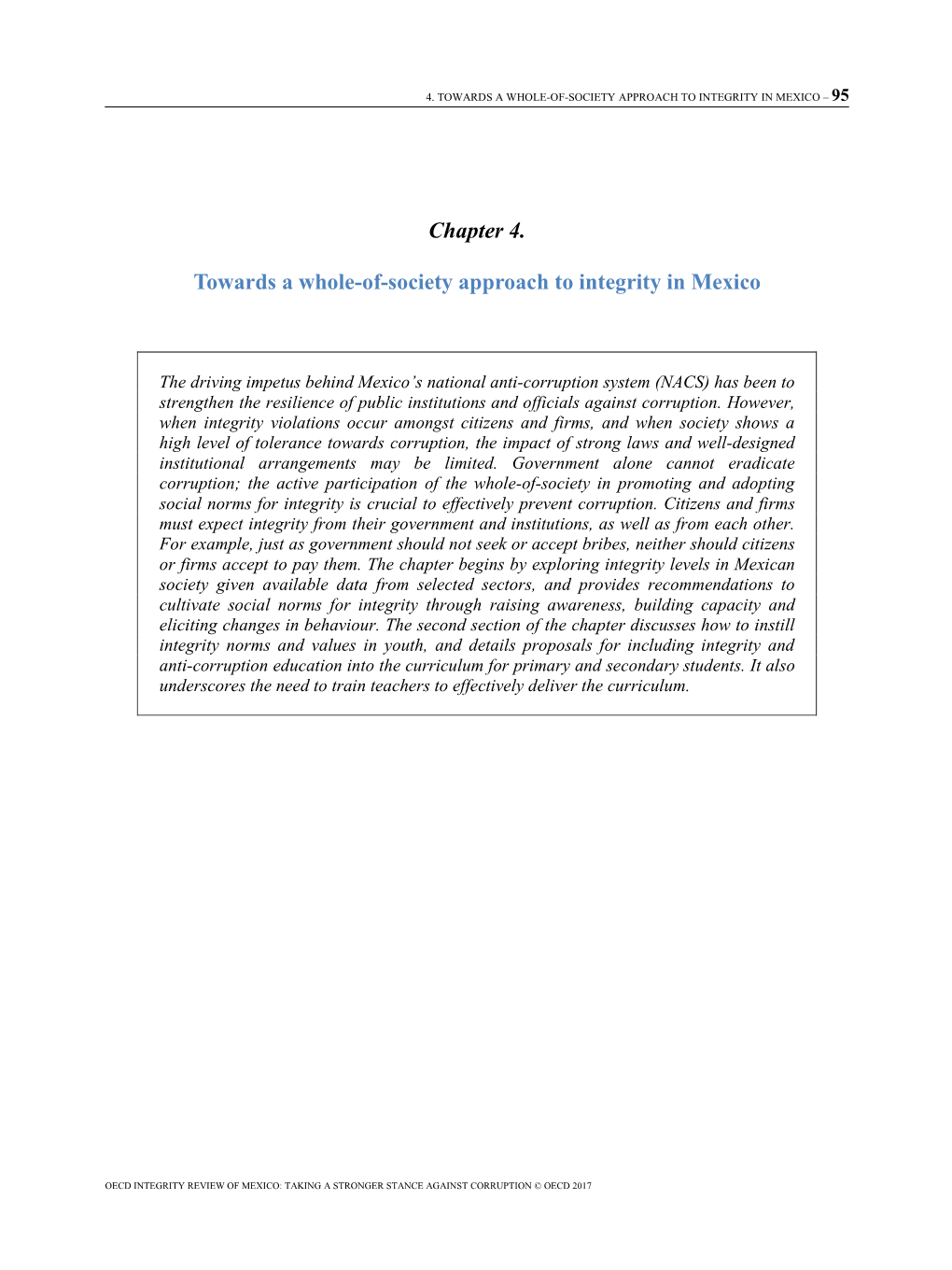 Chapter 4. Towards a Whole-Of-Society Approach To