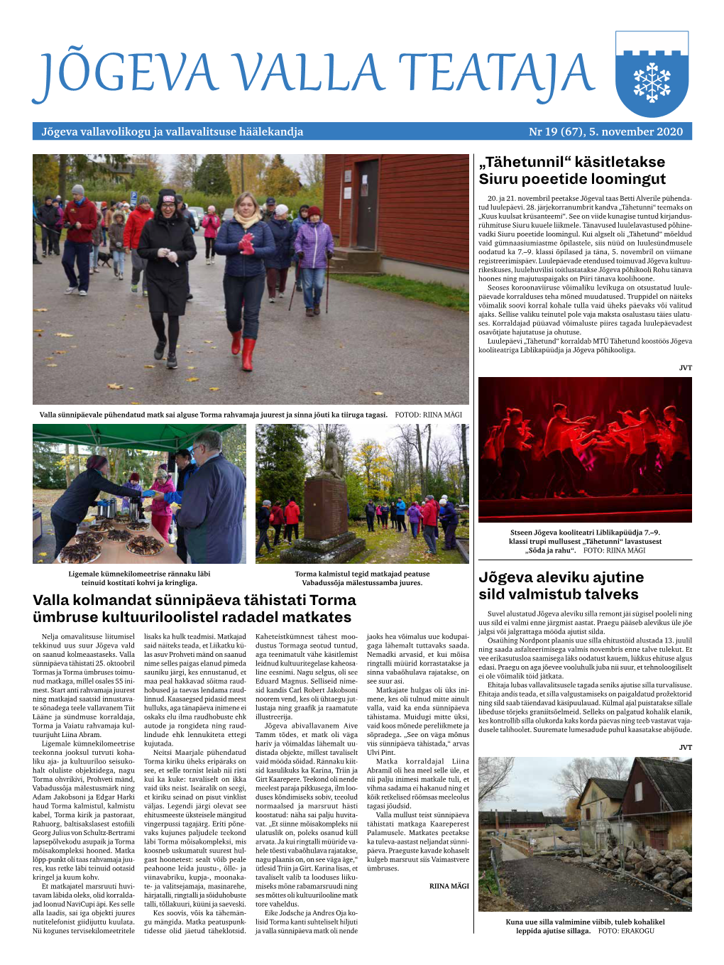 Jõgeva Valla Teataja, 5. November 2020.Pdf