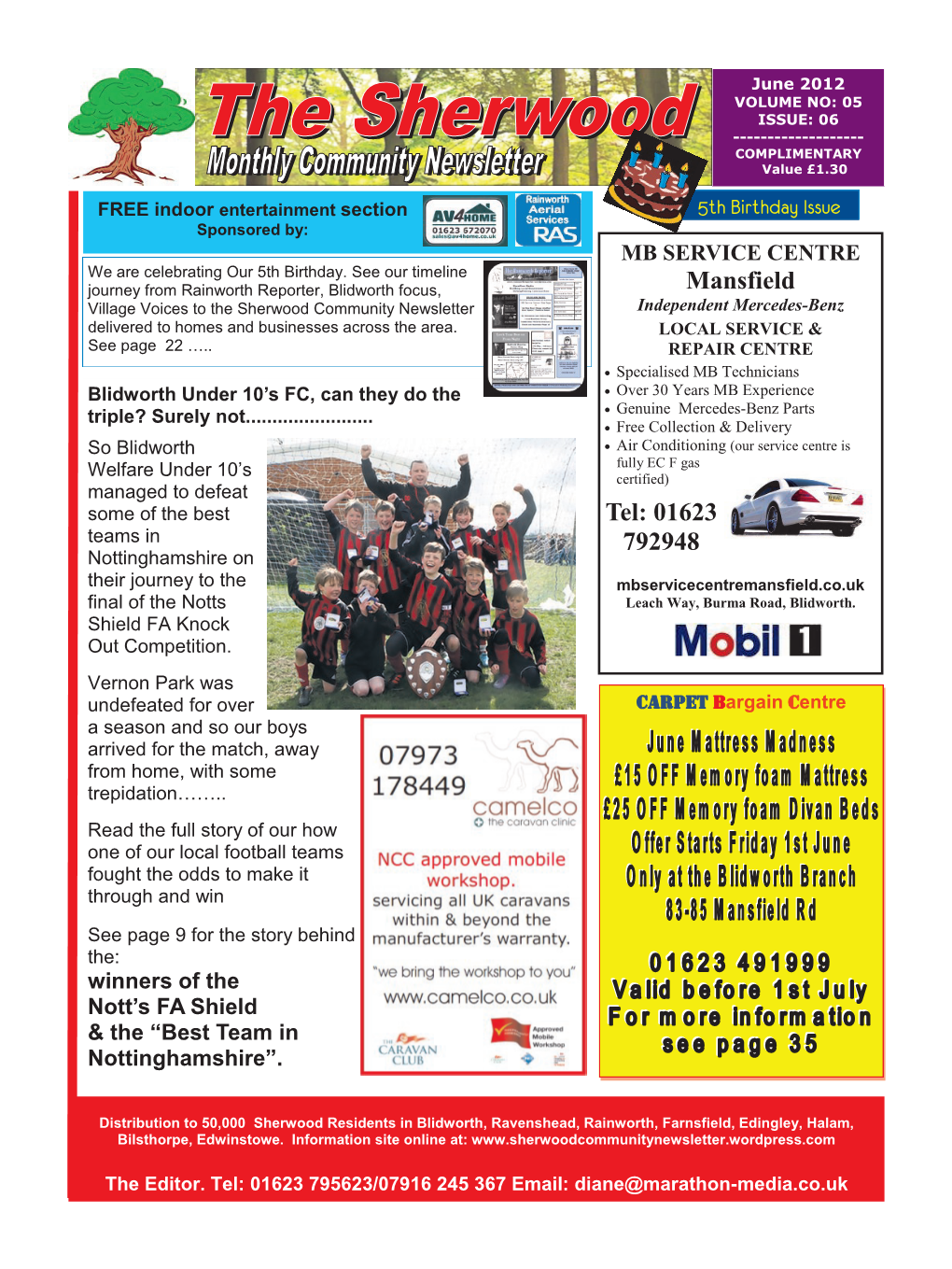 Mansfield Village Voices to the Sherwood Community Newsletter Independent Mercedes-Benz Delivered to Homes and Businesses Across the Area