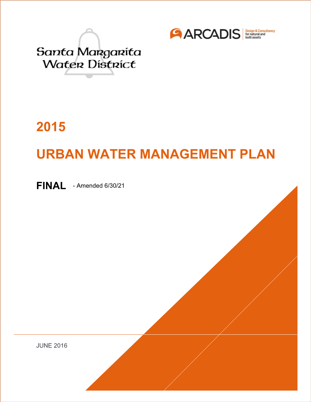 2015 Urban Water Management Plan