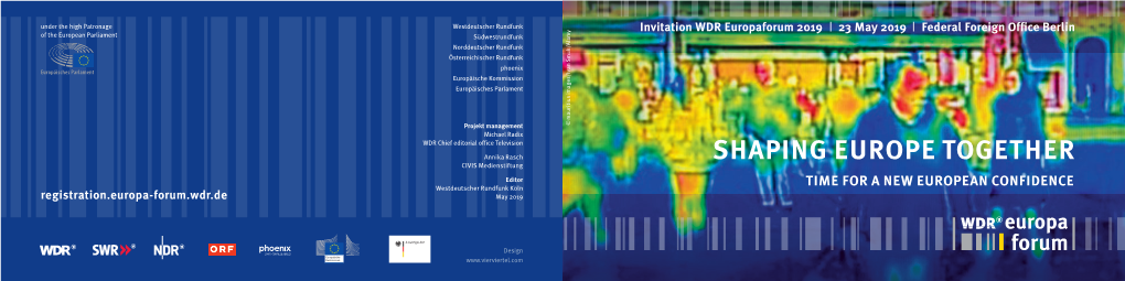 SHAPING EUROPE TOGETHER CIVIS Medienstiftung