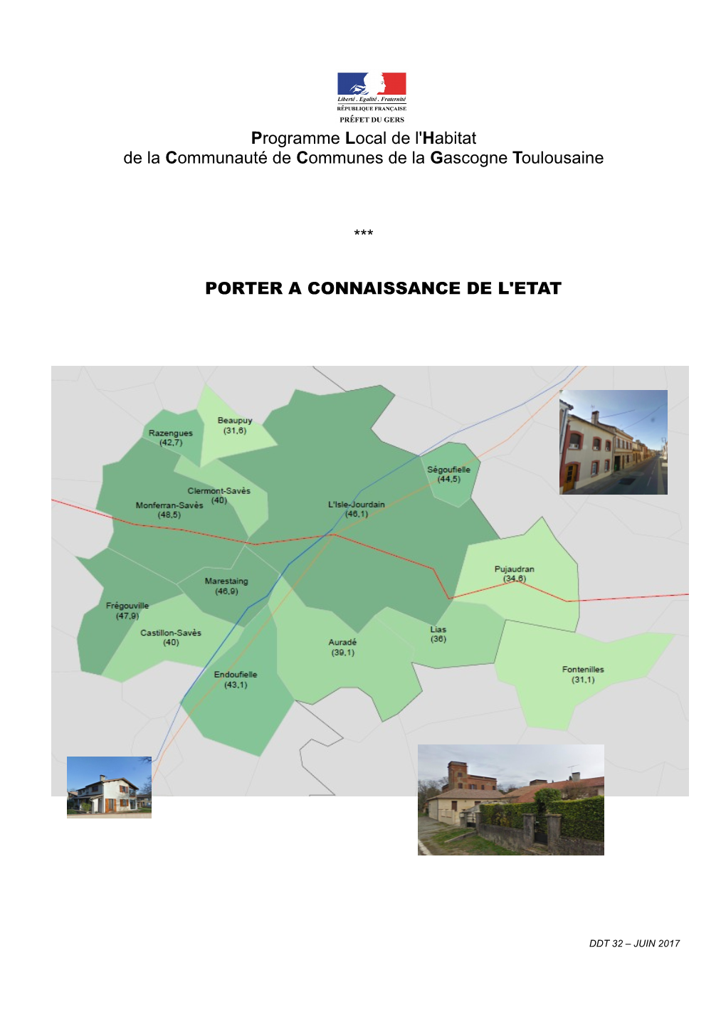 Programme Local De L'habitat De La Communauté De Communes De La Gascogne Toulousaine