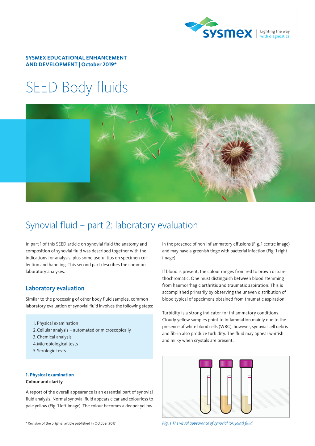 SEED Body Fluids