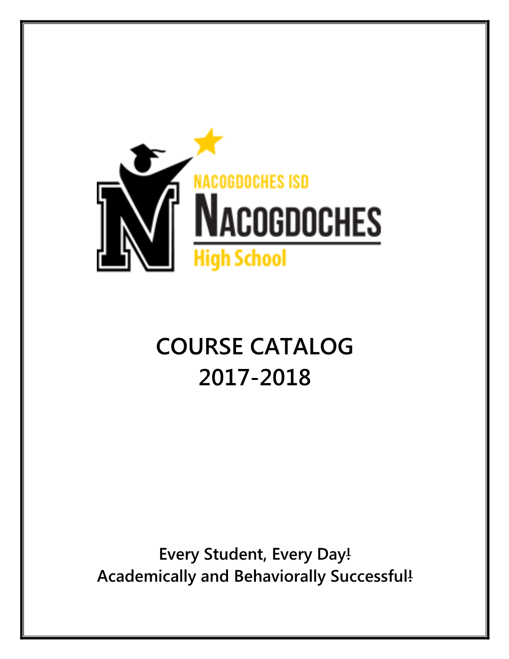 Course Catalog 2017-2018