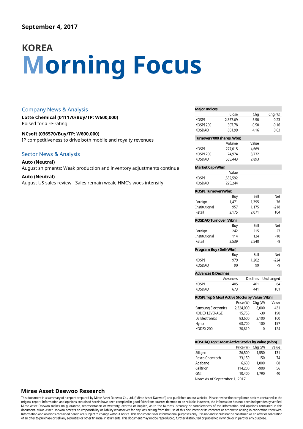 Morning Focus