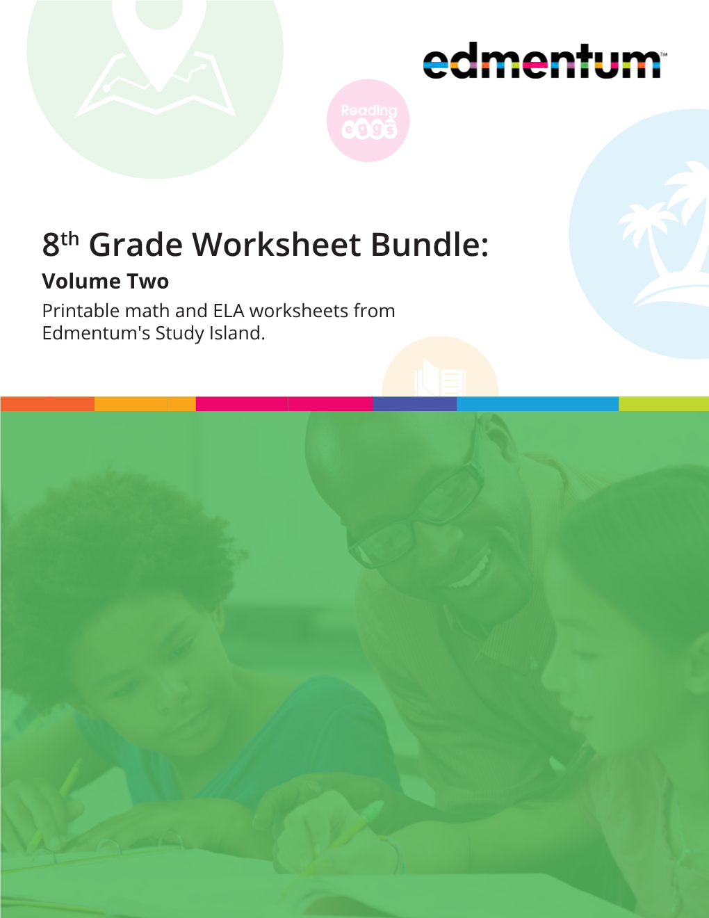 8Th Grade Worksheet Bundle: Volume Two Printable Math and ELA Worksheets from Edmentum's Study Island