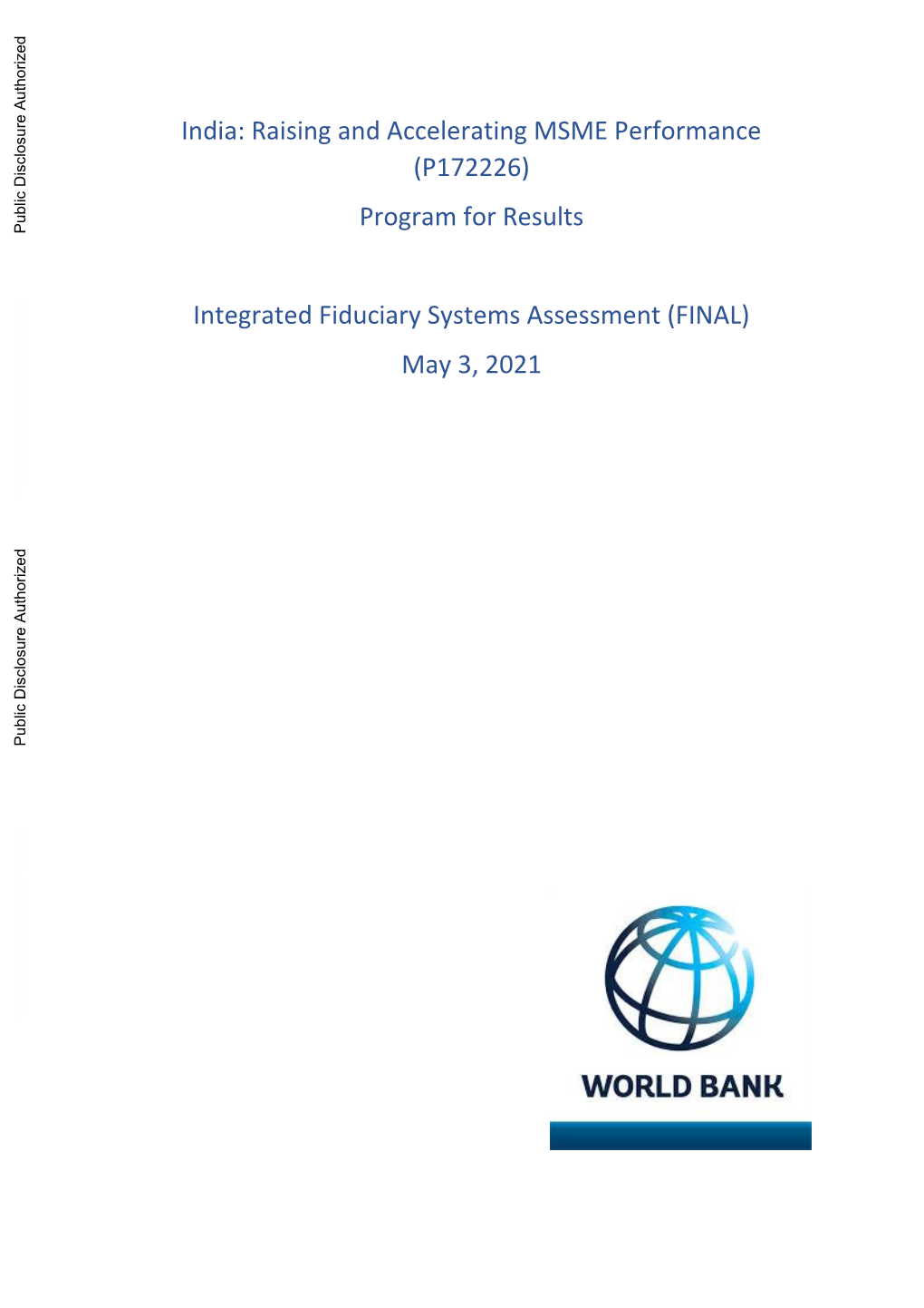 World Bank Document