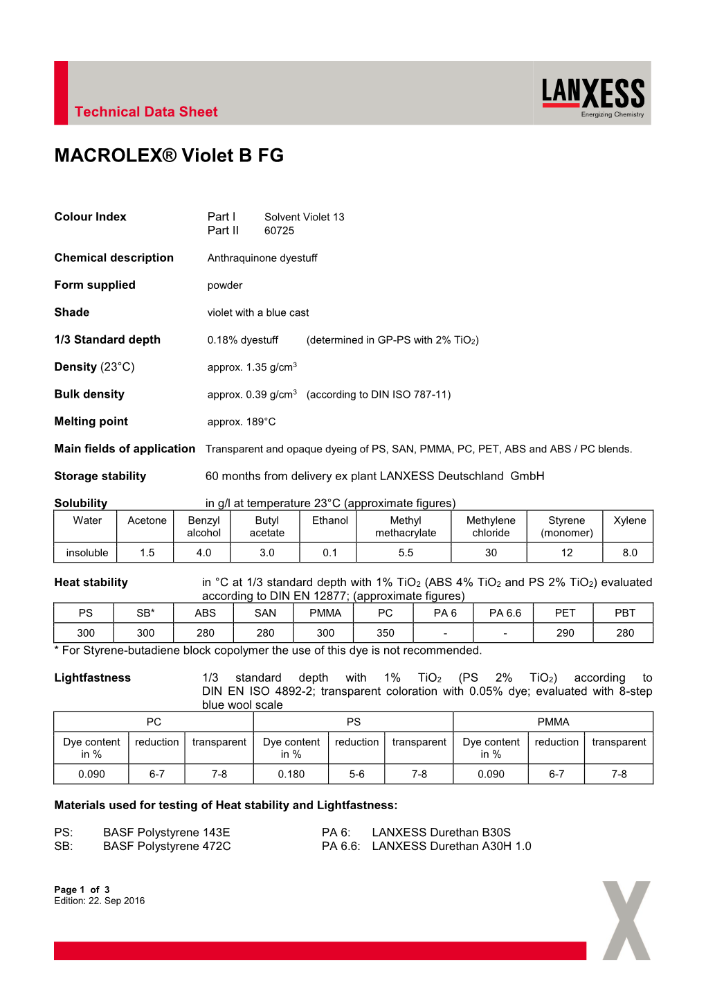 MACROLEX® Violet B FG