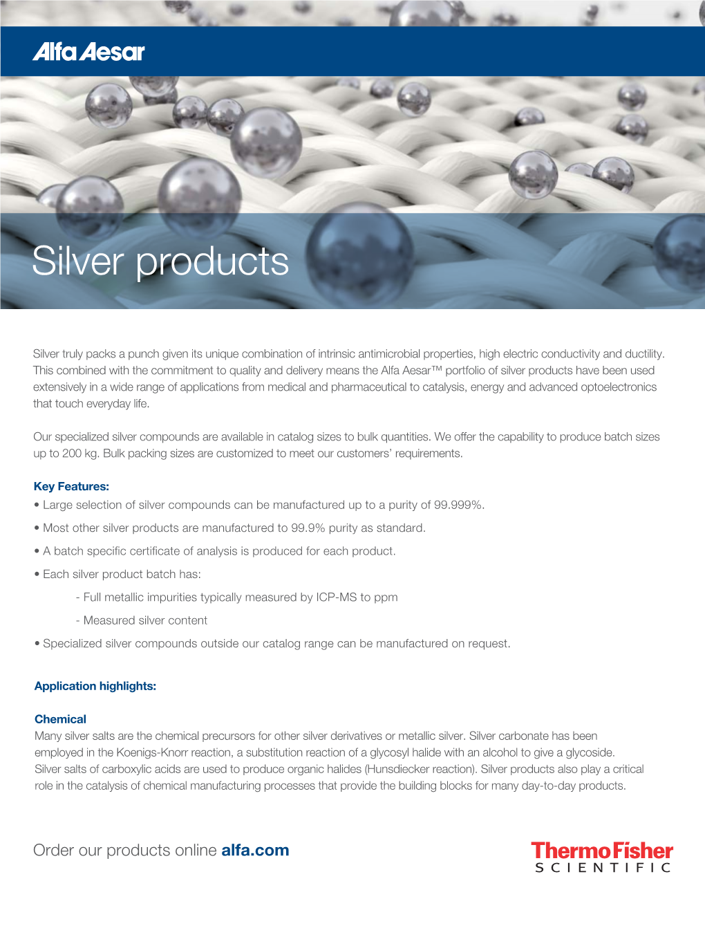 Silver Products