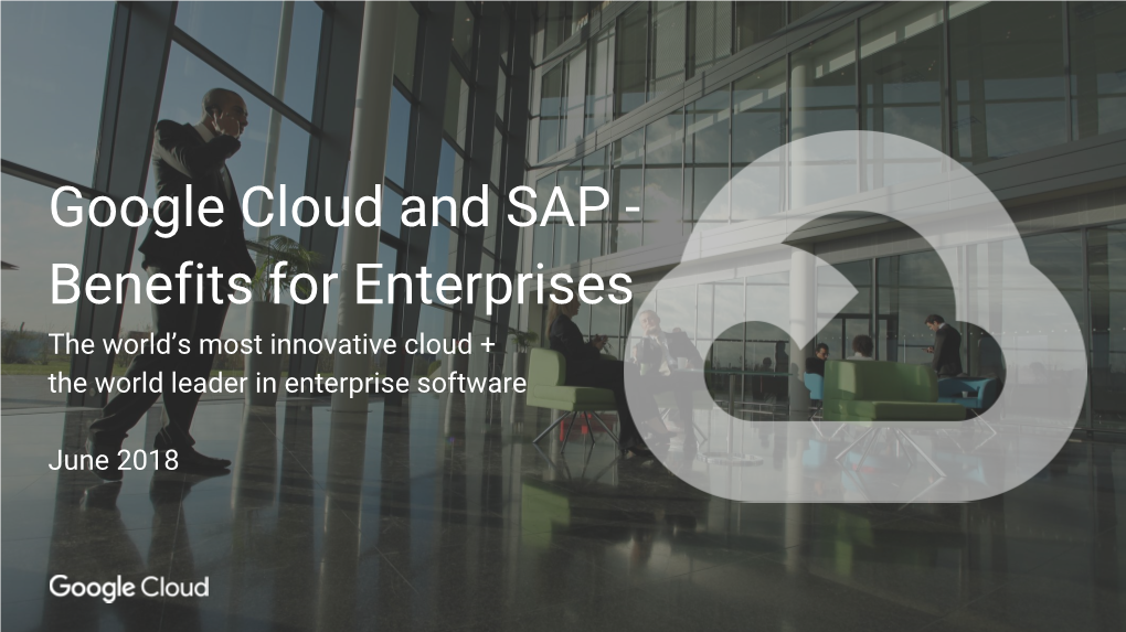 Google Cloud and SAP