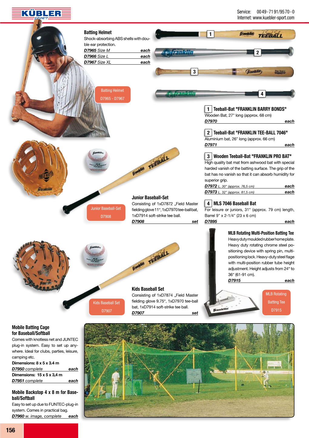 Catalogue for Sports Equipment