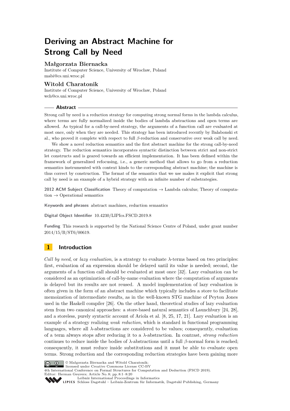 Deriving an Abstract Machine for Strong Call by Need