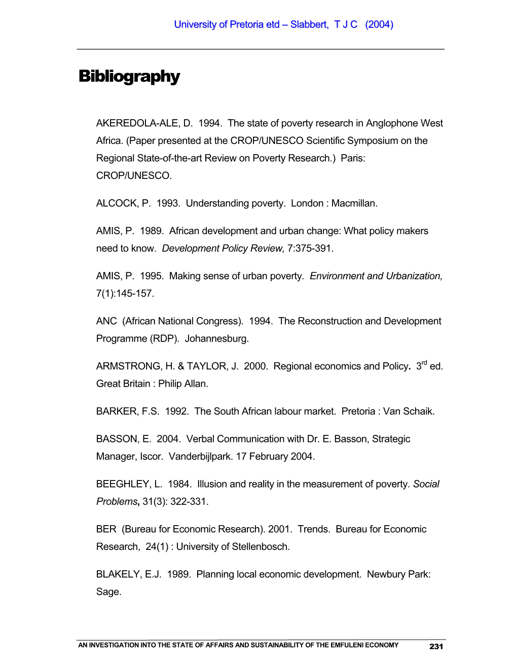 Bibliography