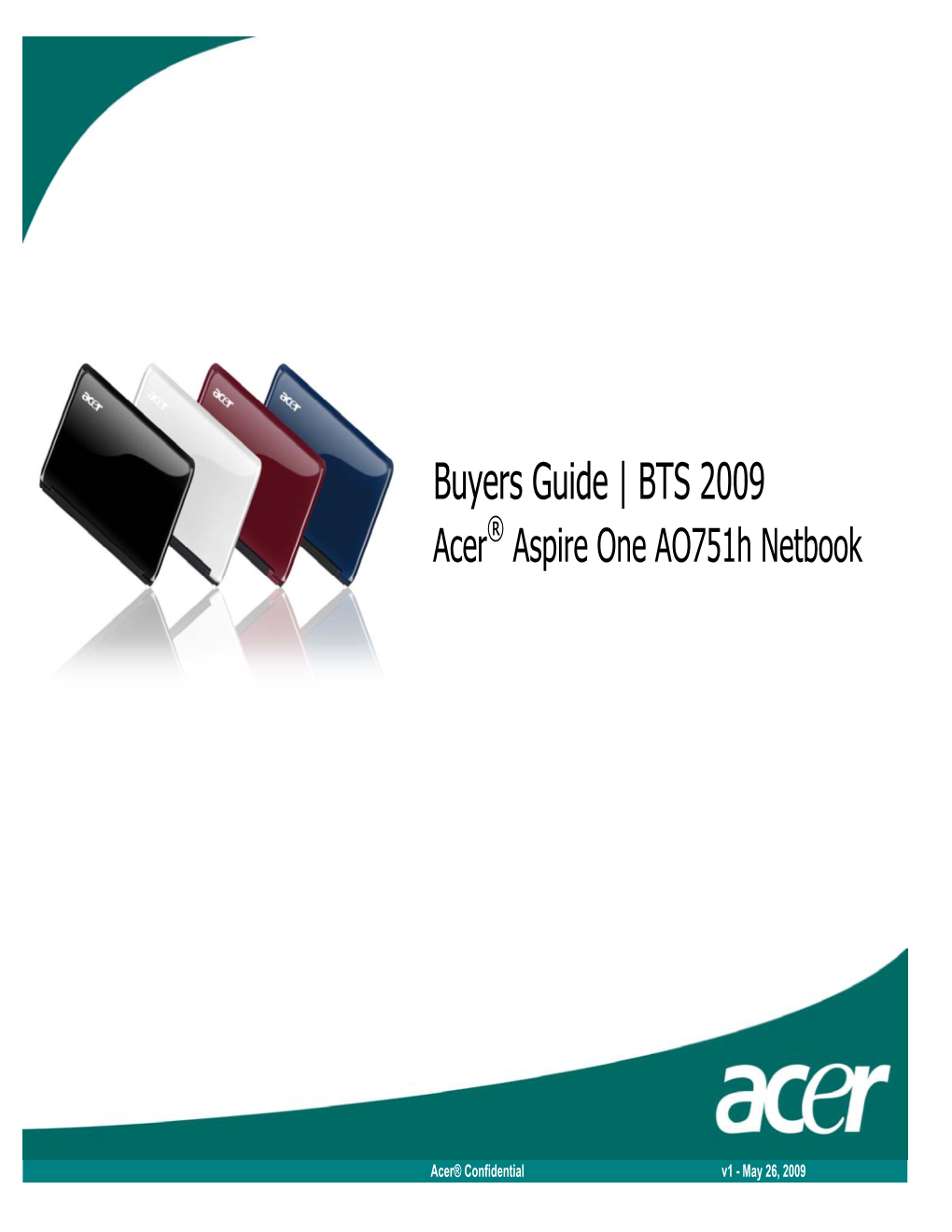 Acer Ao751h-1211,1273,1522,1893 Netbook V1.0