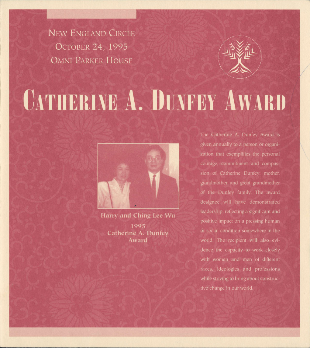 Catherine A. Denfey Award