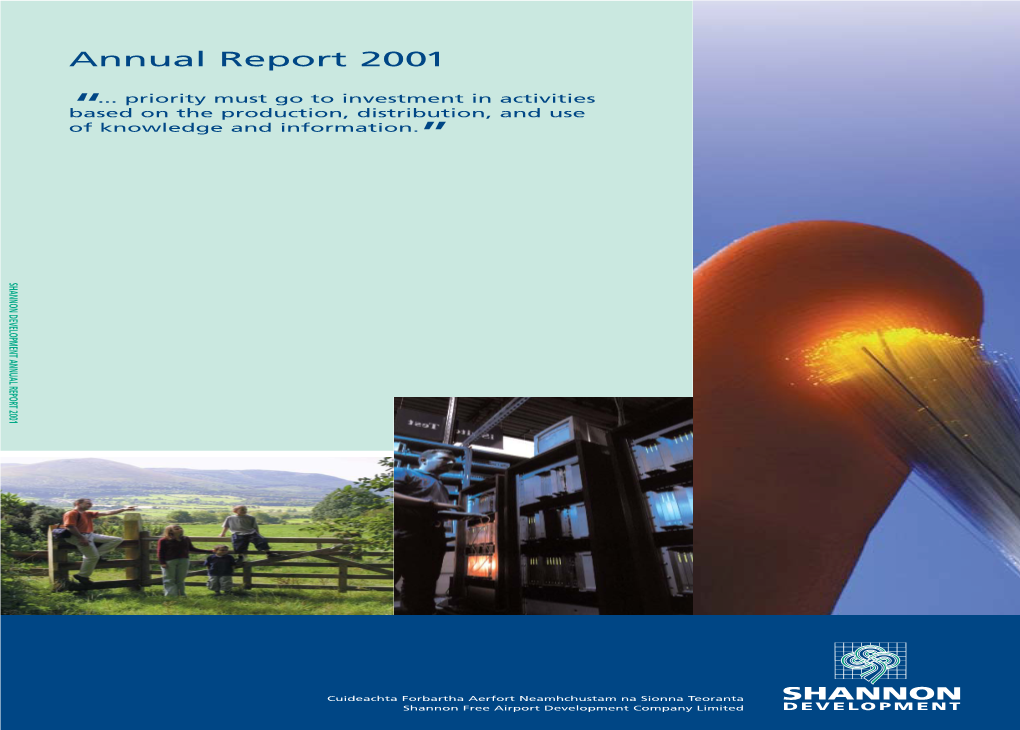 Shannon Development Annual Report 2001 Sd02-119