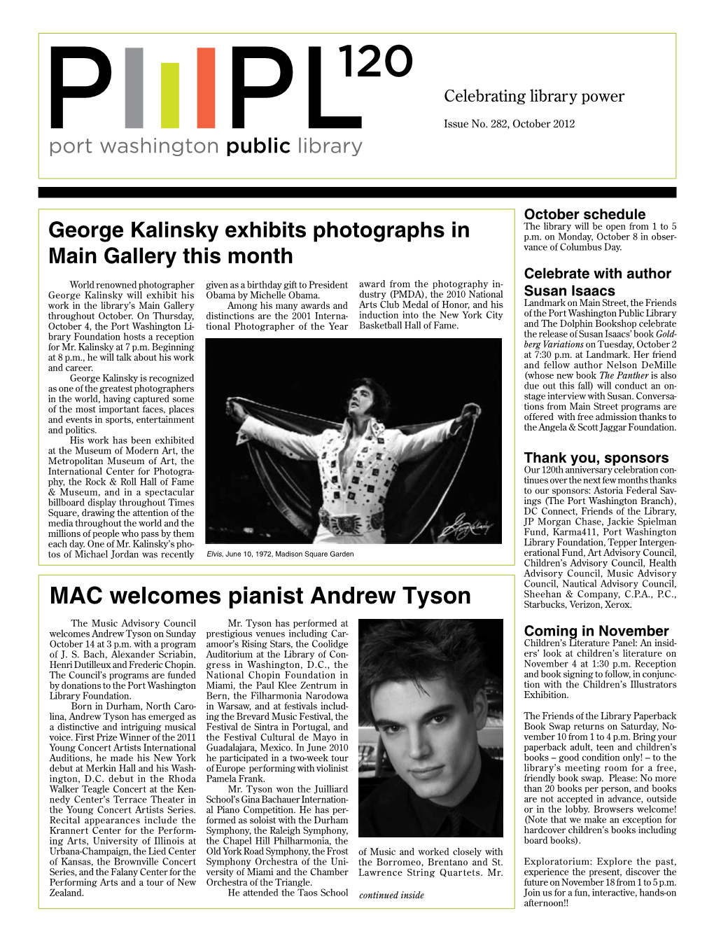 MAC Welcomes Pianist Andrew Tyson Starbucks, Verizon, Xerox