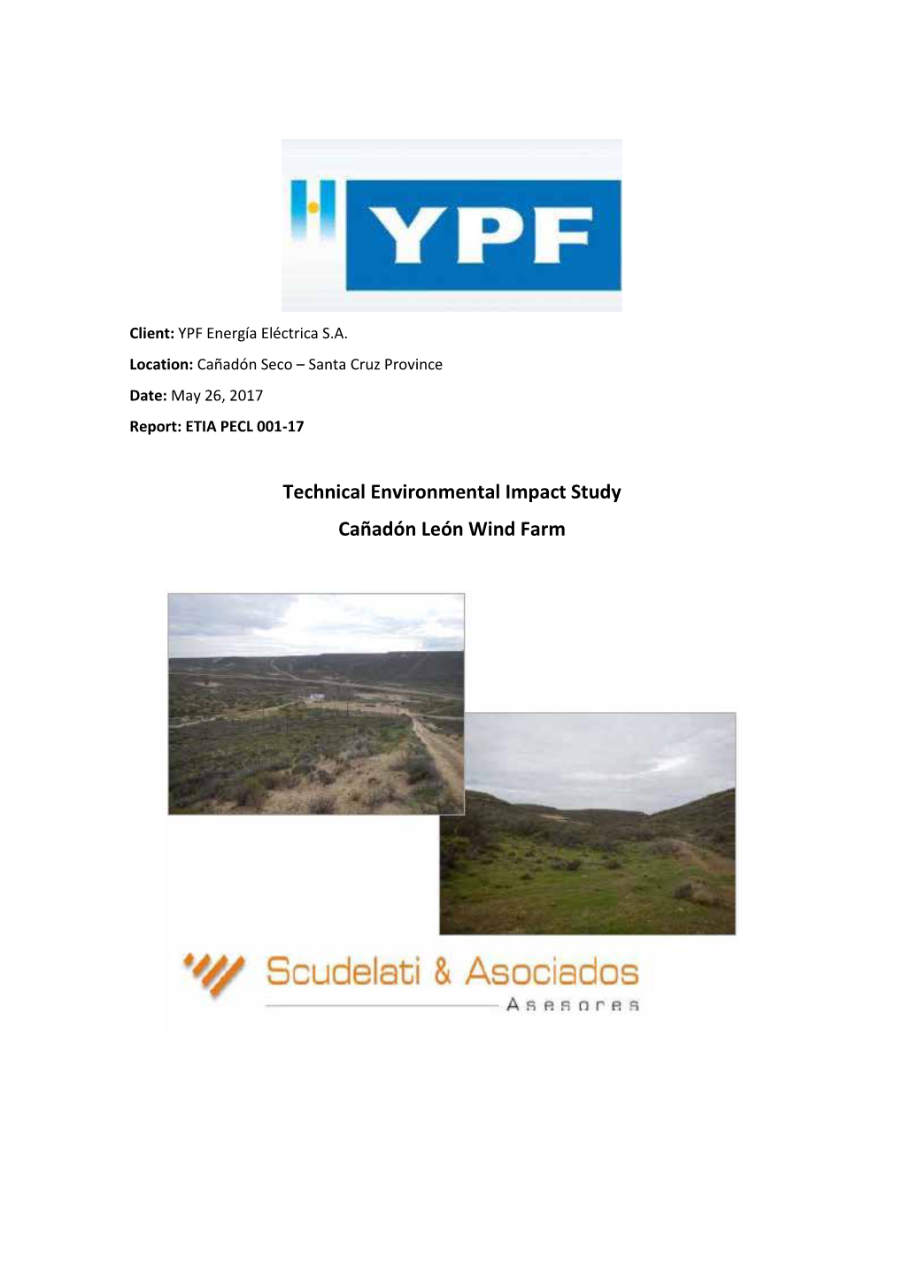 Technical Environmental Impact Study Cañadón León Wind Farm