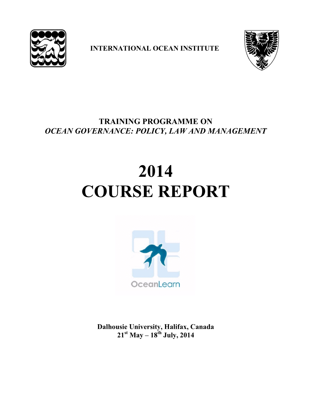 2014 Course Report