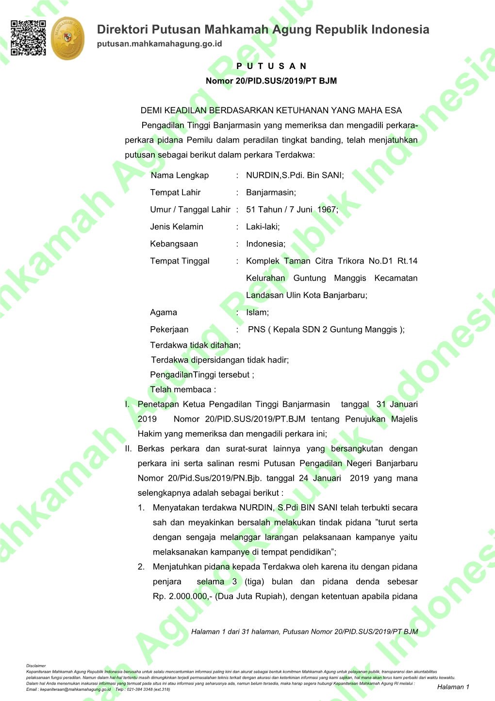 Mahkamah Agu Mahkamah Agung Republik Indo Mahkamah Agung Republik Indonesia Hkamah Agung Republik Indonesia Epublik Indonesia