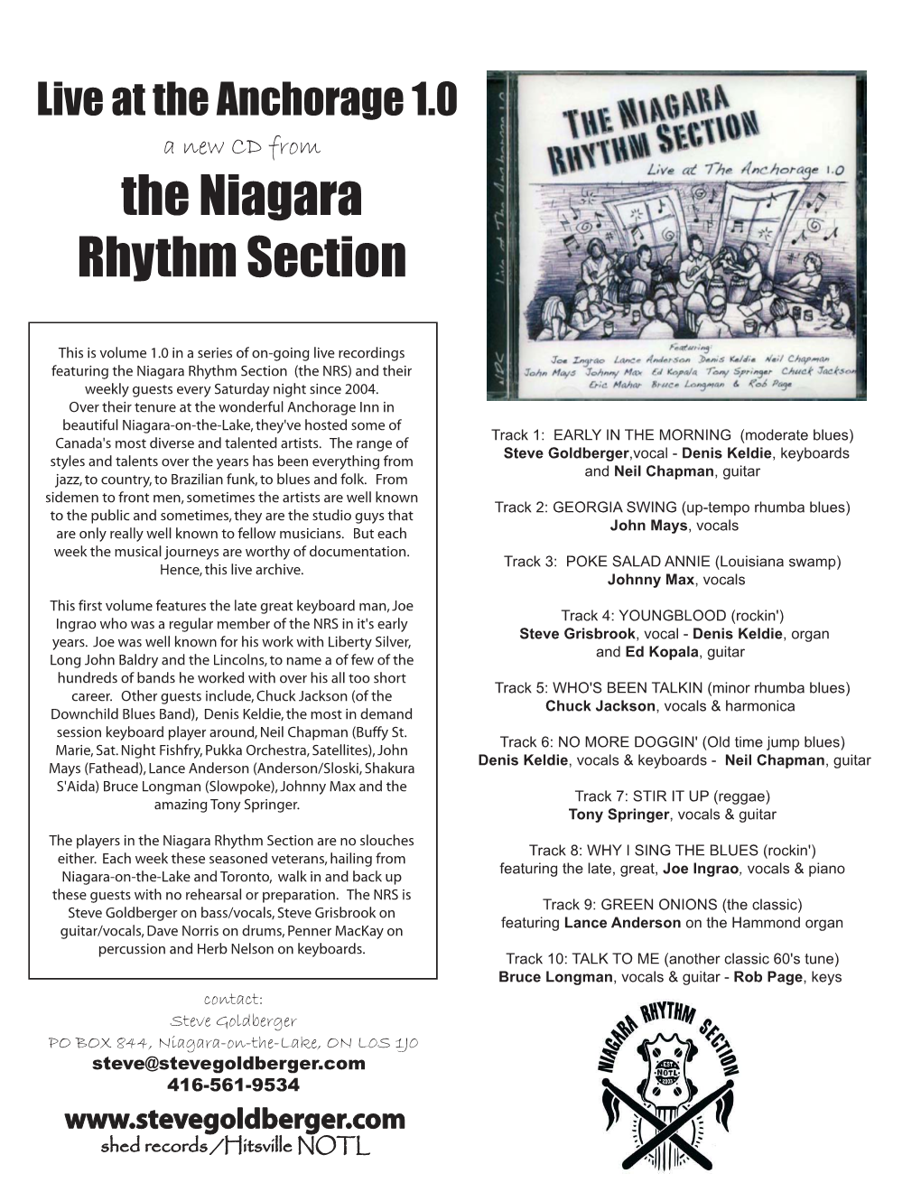 The Niagara Rhythm Section