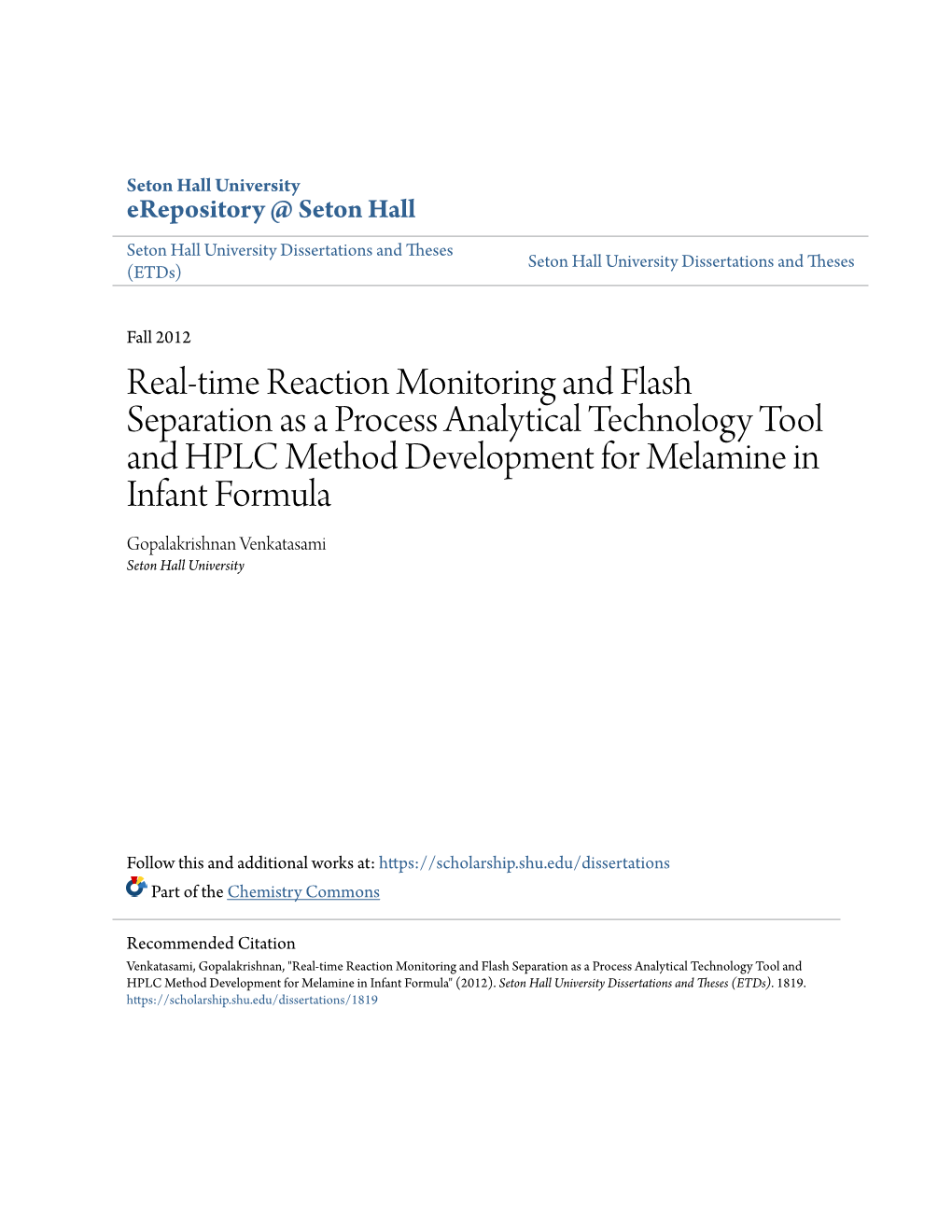 Real-Time Reaction Monitoring and Flash Separation As a Process