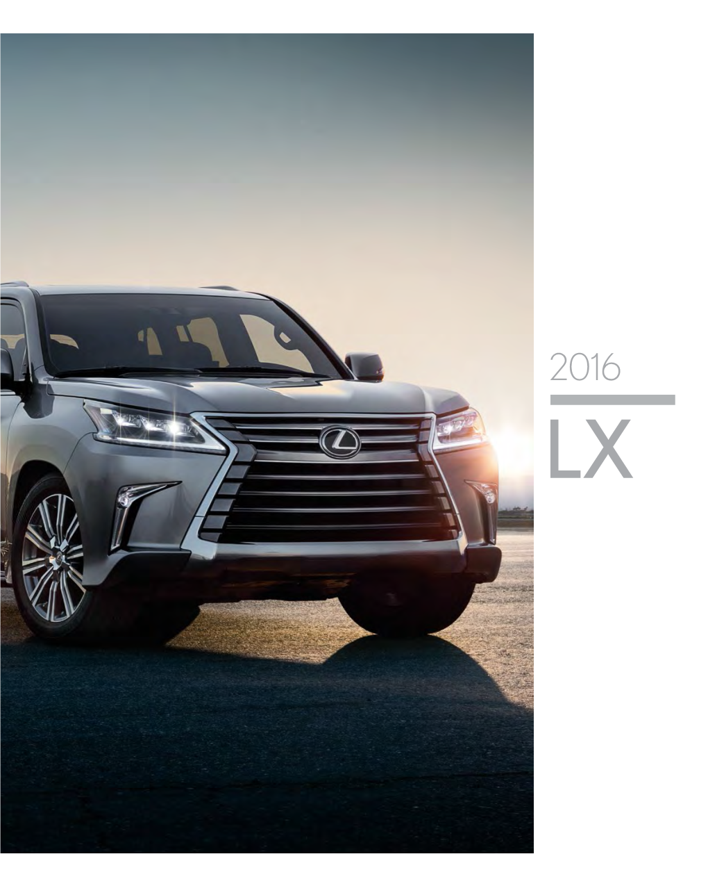 2016 Lexus LX Brochure