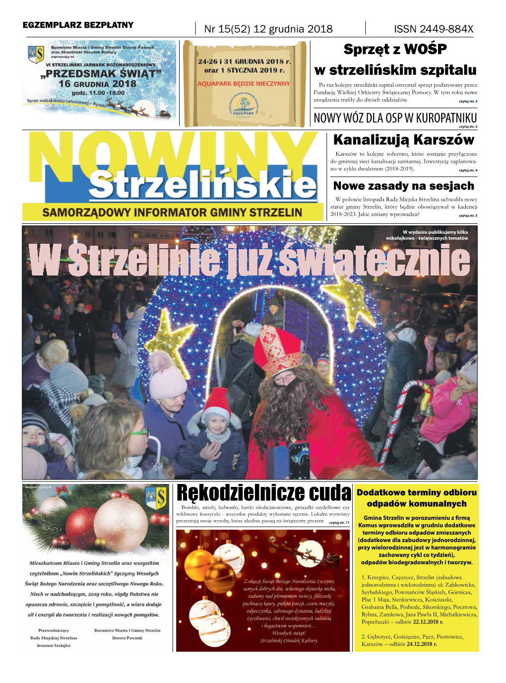 W Strzelinie Już Świątecznie