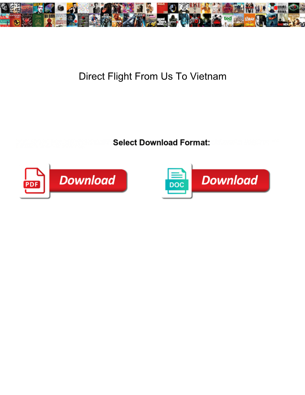 Direct Flight from Us to Vietnam