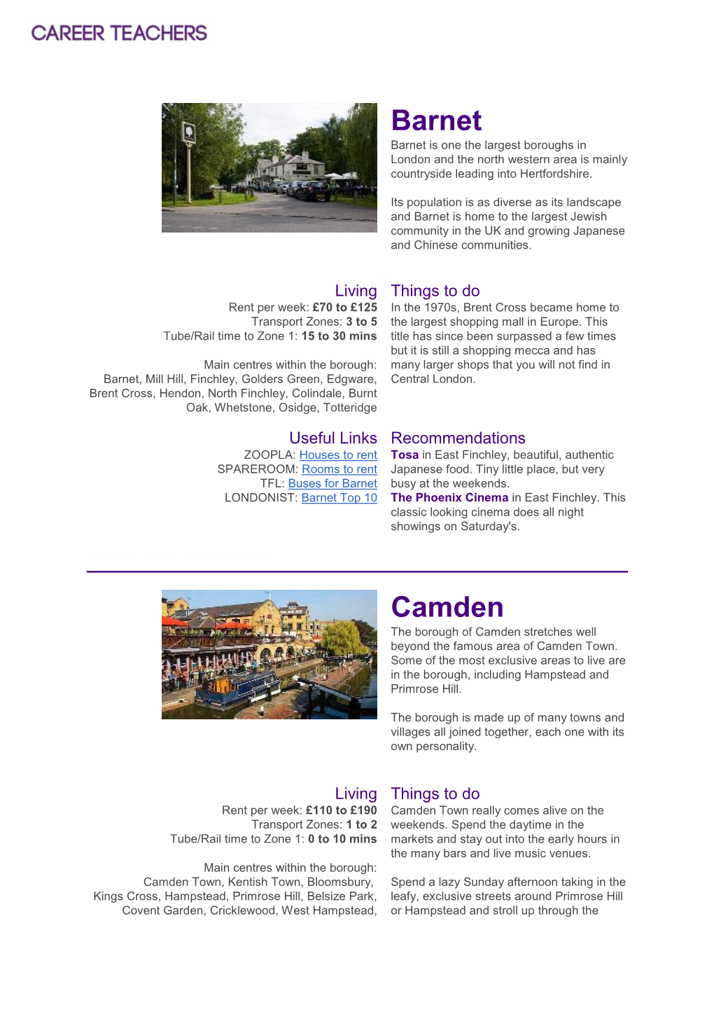 London Borough Guide