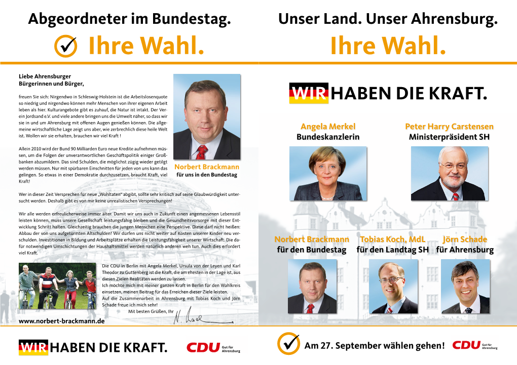 Ihre Wahl. Ihre Wahl