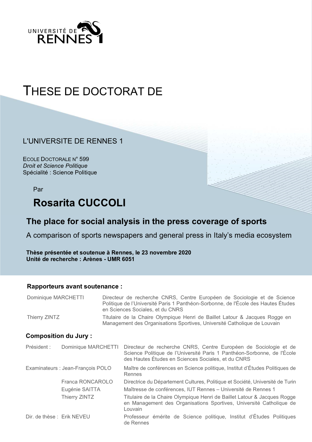 The Place for Social Analysis in the Press Coverage of Sports: A